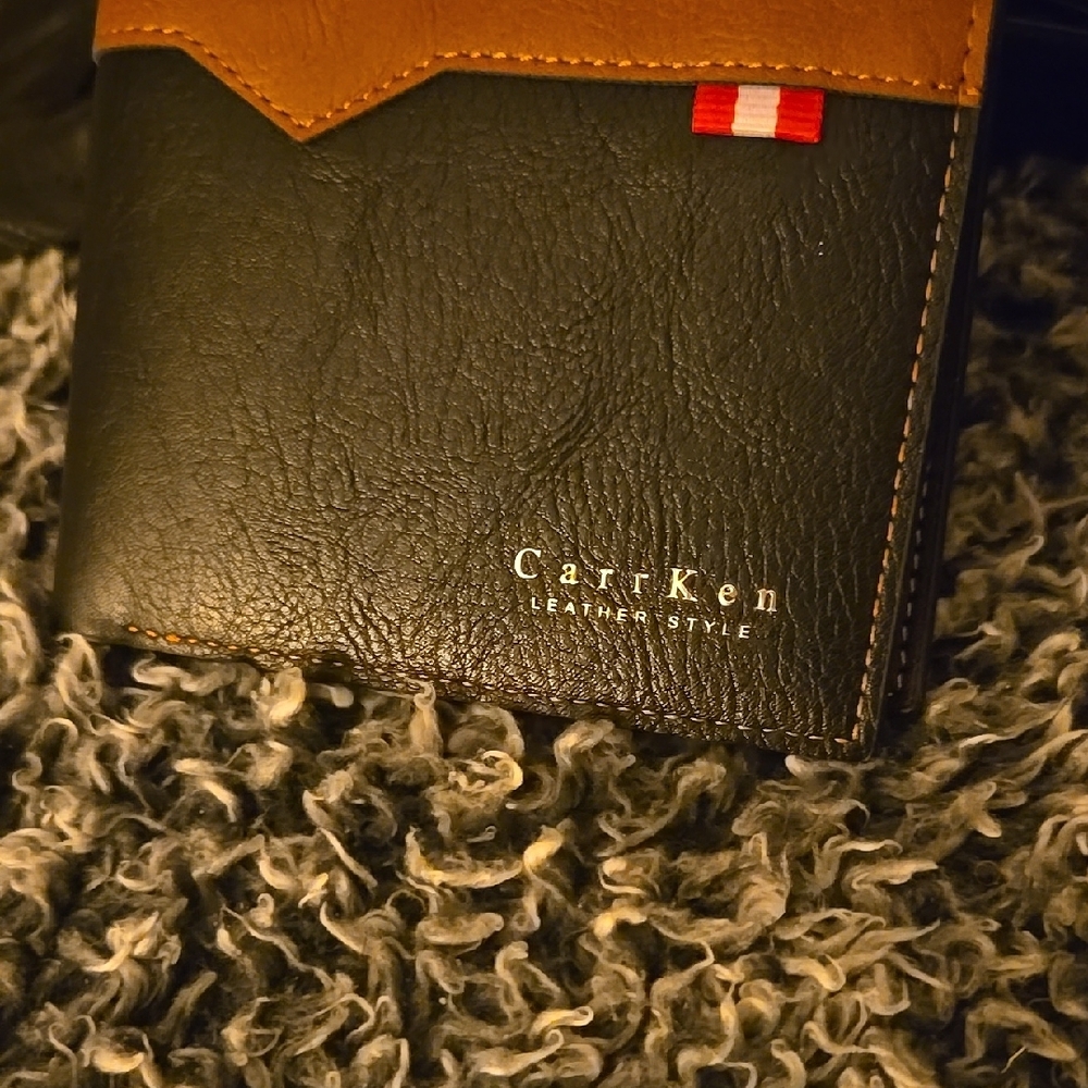 Black and Brown Leather Wallet